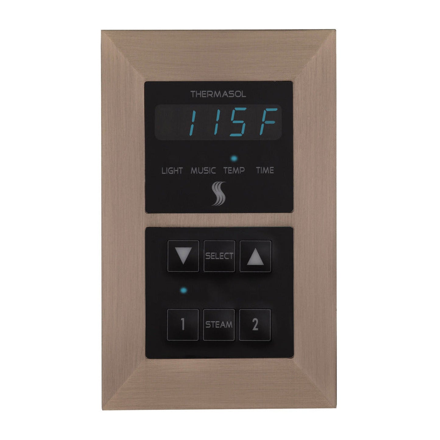 ThermaSol Satin Nickel Finish Recessed Signature Environment Control - Square