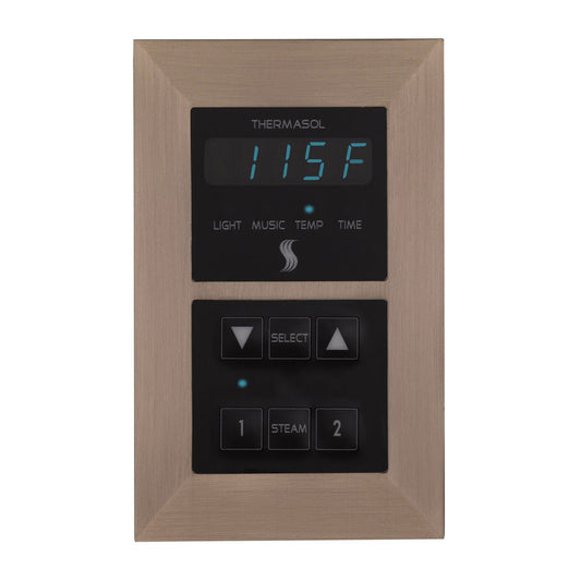 ThermaSol Satin Nickel Finish Recessed Signature Environment Control - Square