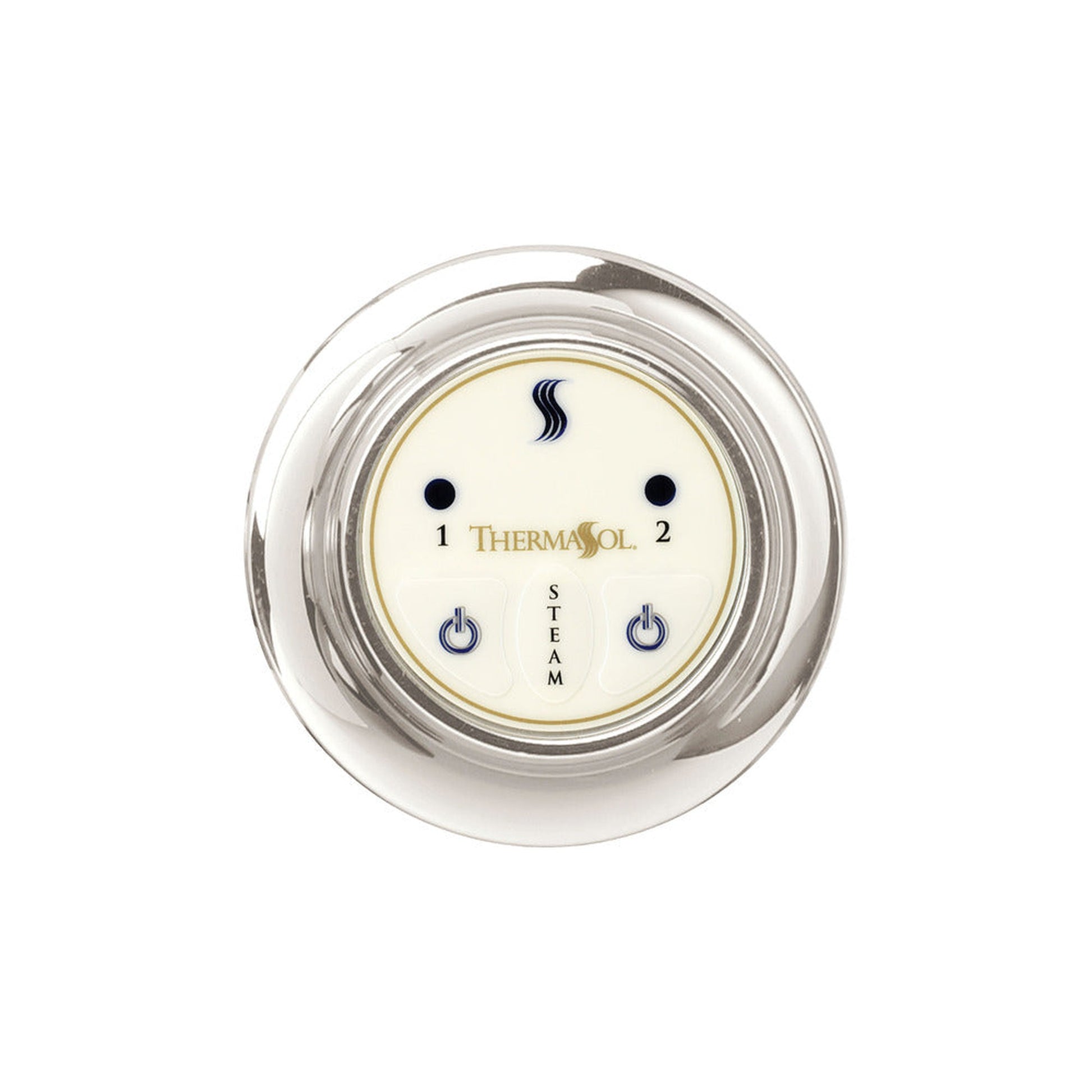 ThermaSol White Finish Easy Start Steam Control - Round