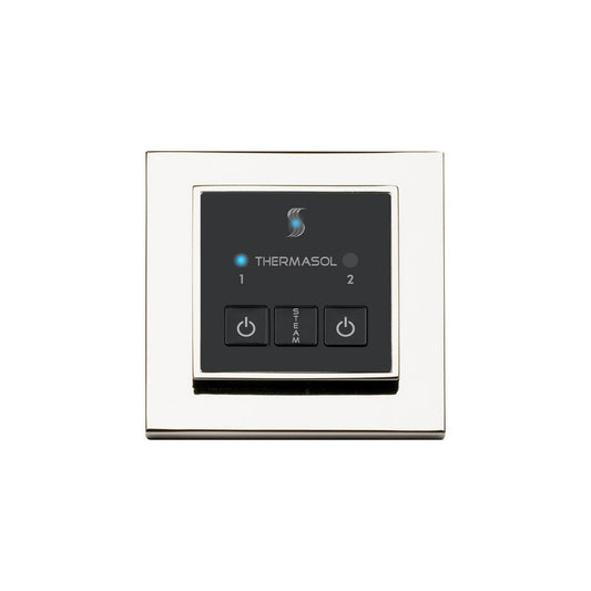 ThermaSol White Finish Easy Start Steam Control - Square