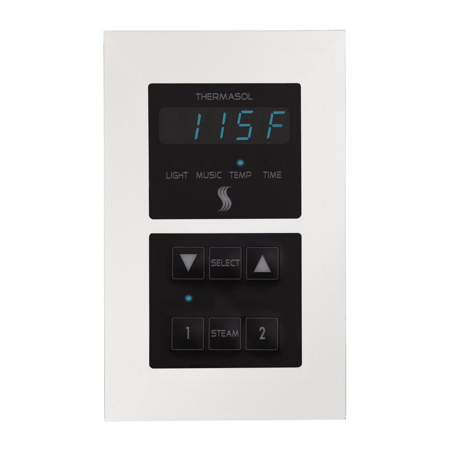 ThermaSol White Finish Recessed Signature Environment Control - Square