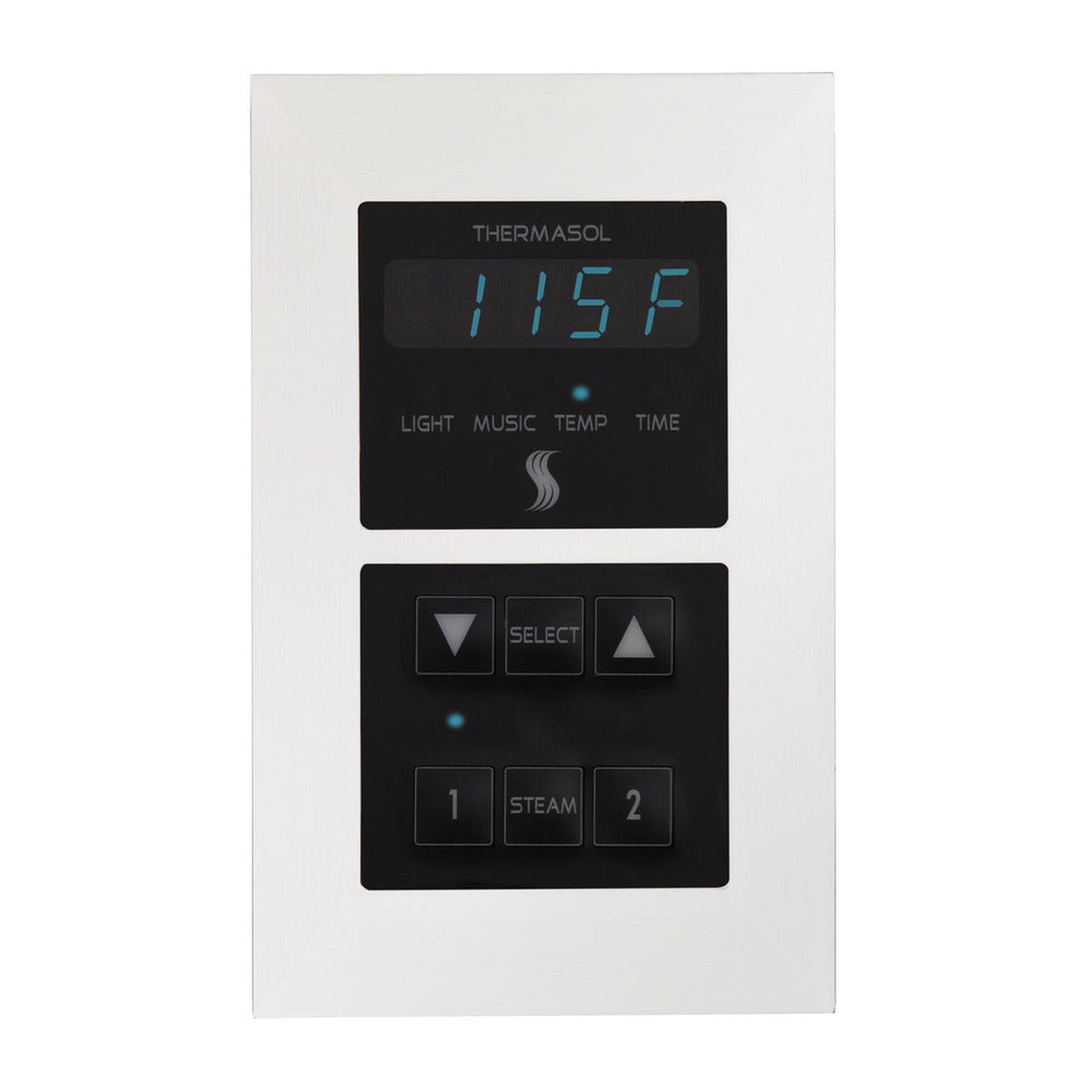 ThermaSol White Finish Recessed Signature Environment Control - Square