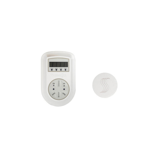 ThermaSol White Finish Wall-Mount Signature Control with Round SteamVection