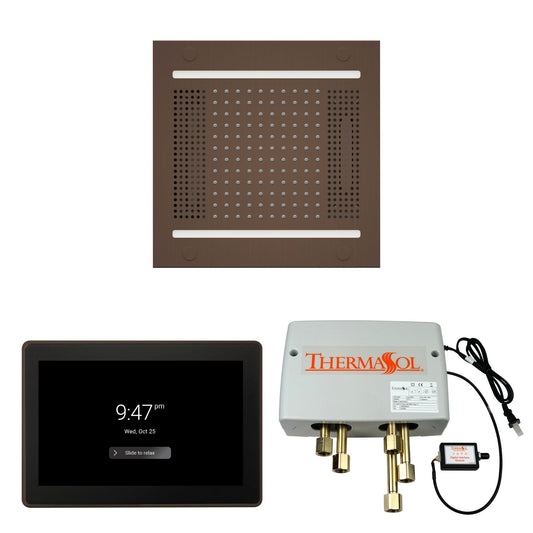 Thermasol ThermaTouch2 15 Control Oil Rubbed Bronze HydroVive 14 Wellness Shower Package With Digital Shower Valve