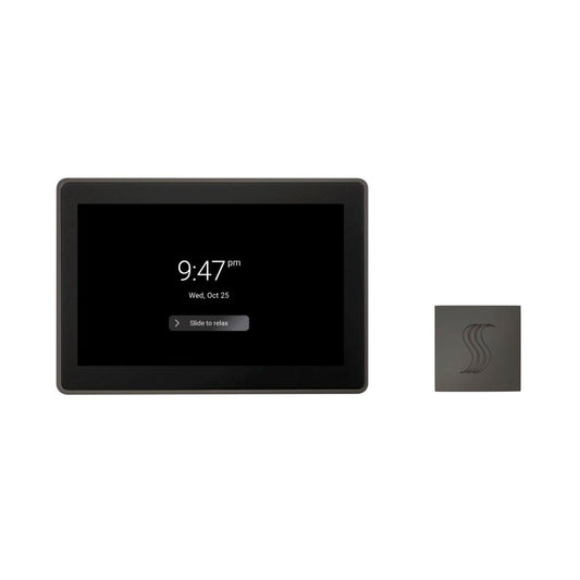 Thermasol ThermaTouch2 15 Control Square Black Nickel Steam Head Kit