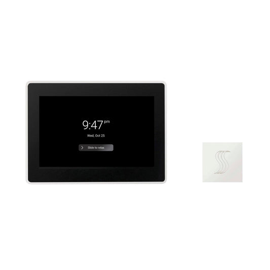 Thermasol ThermaTouch2 15 Control Square White Steam Head Kit