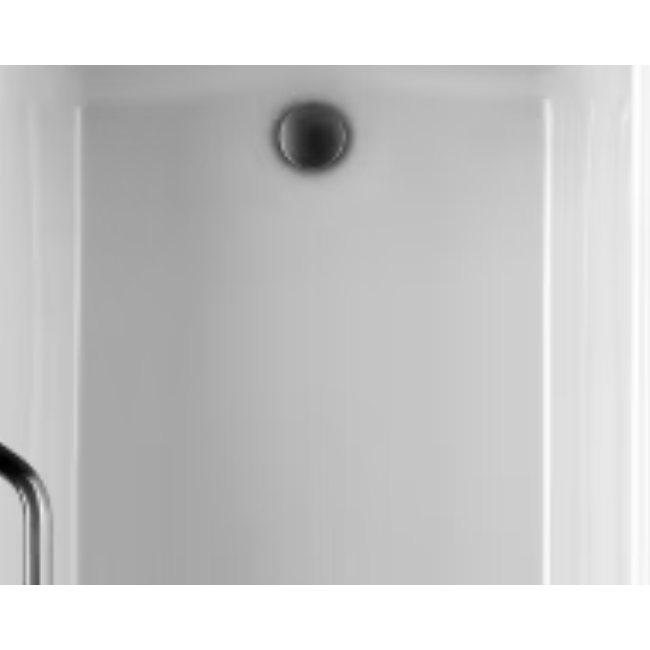 TOTO Clayton Acrylic Tile-In Soaker Bathtub With Brushed Nickel Grab Bar