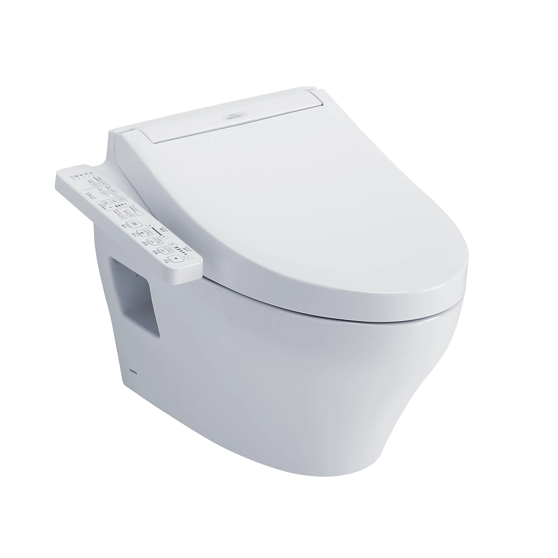 TOTO EP Matte Silver Washlet With C2 Wall-hung Toilet