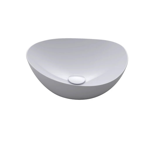 TOTO Kiwami 18-1/8" Cotton Asymmetrical Vessel Lavatory