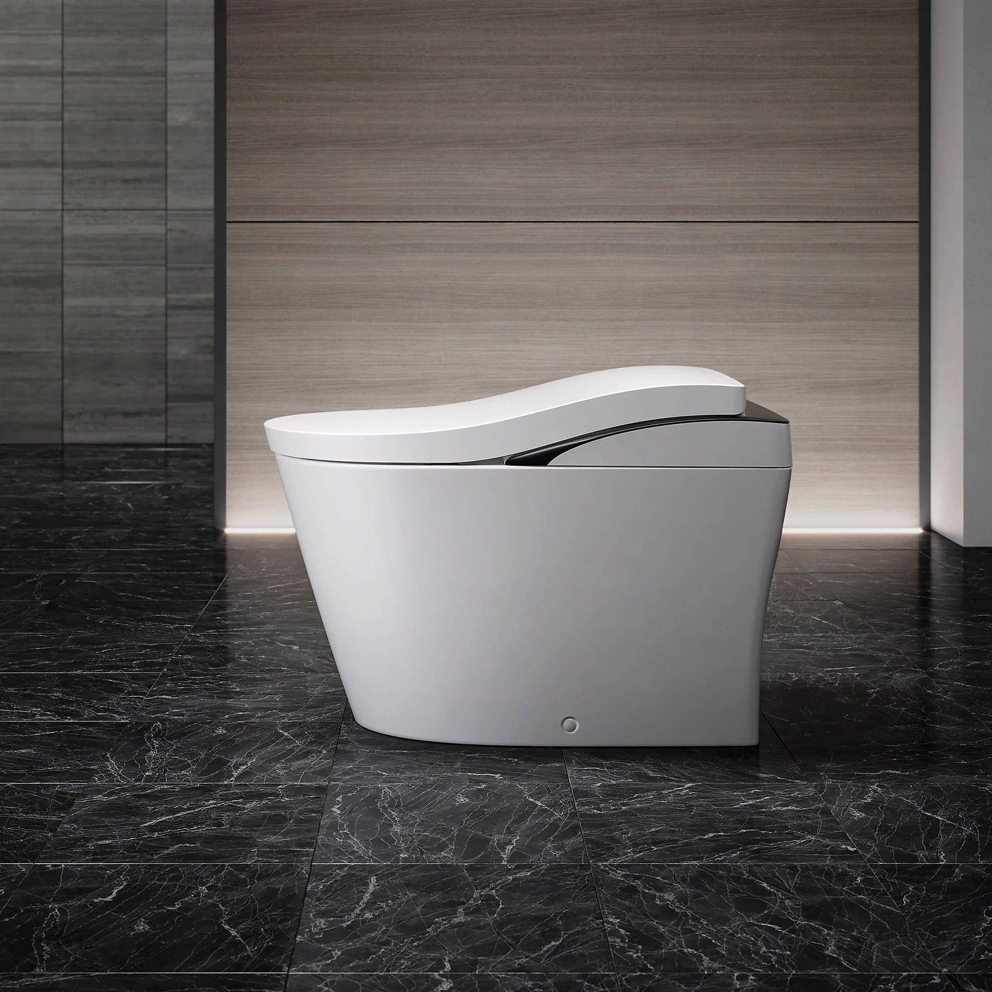 TOTO Neorest LS Black Trim Top Unit Integrated Smart Dual Flush Toilet