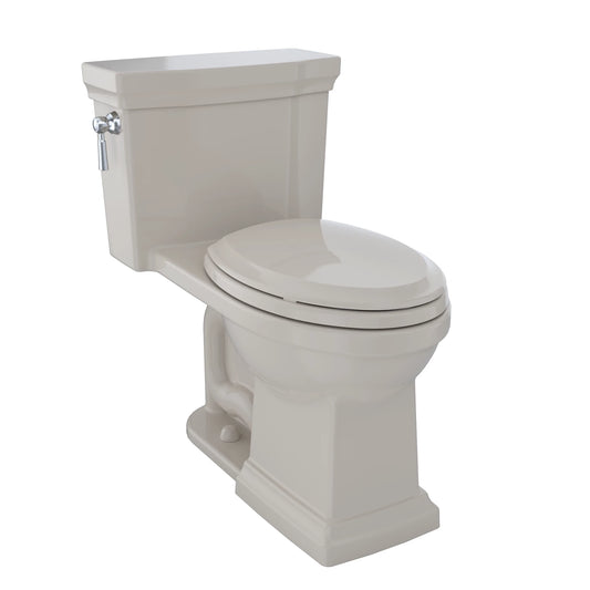 TOTO Promenade II Bone 1.28 GPF Universal Height One-Piece Toilet With Elongated Bowl