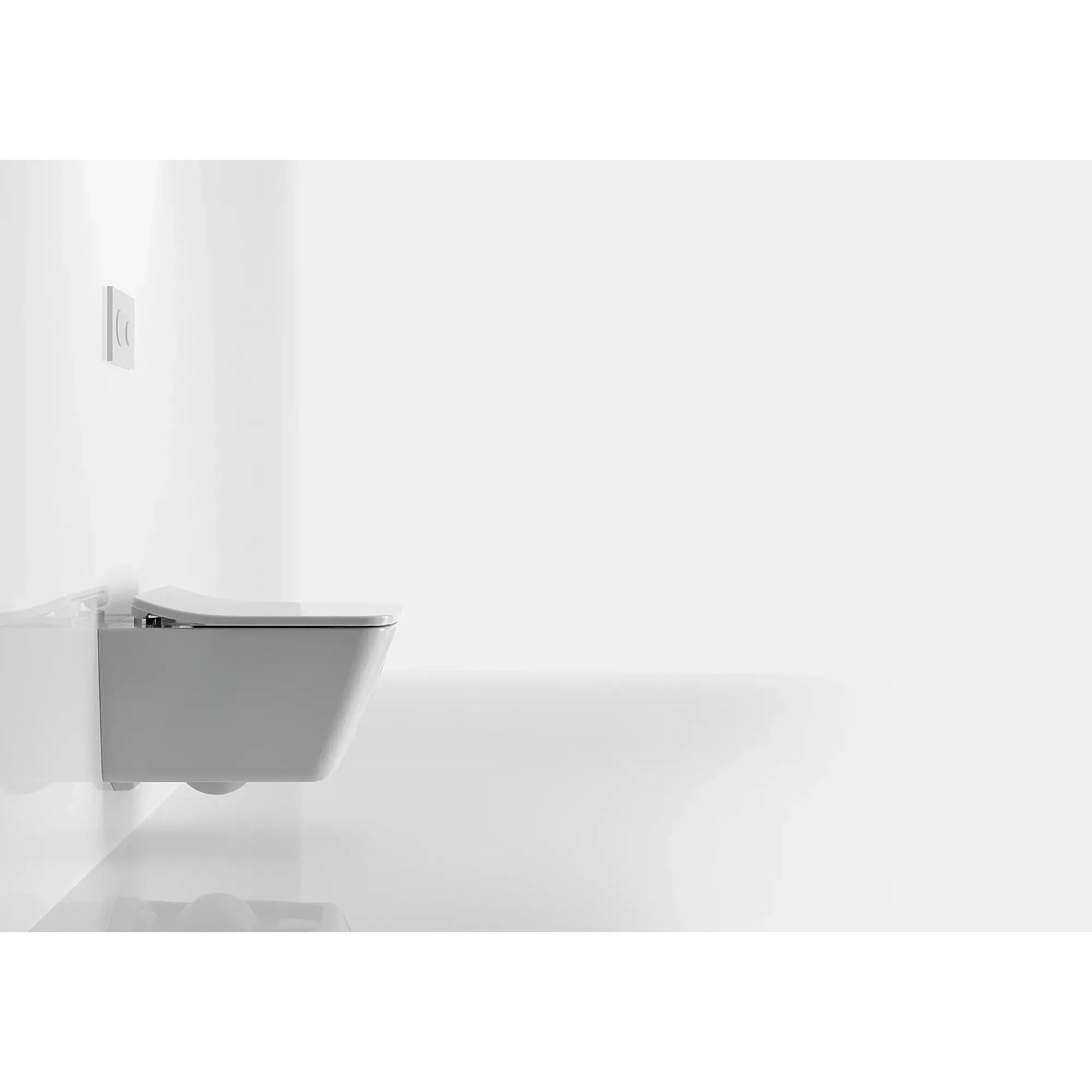 TOTO SP Matte Silver Wall-Hung Toilet With In-Wall Tank System