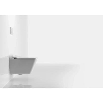 TOTO SP Matte Silver Wall-Hung Toilet With In-Wall Tank System