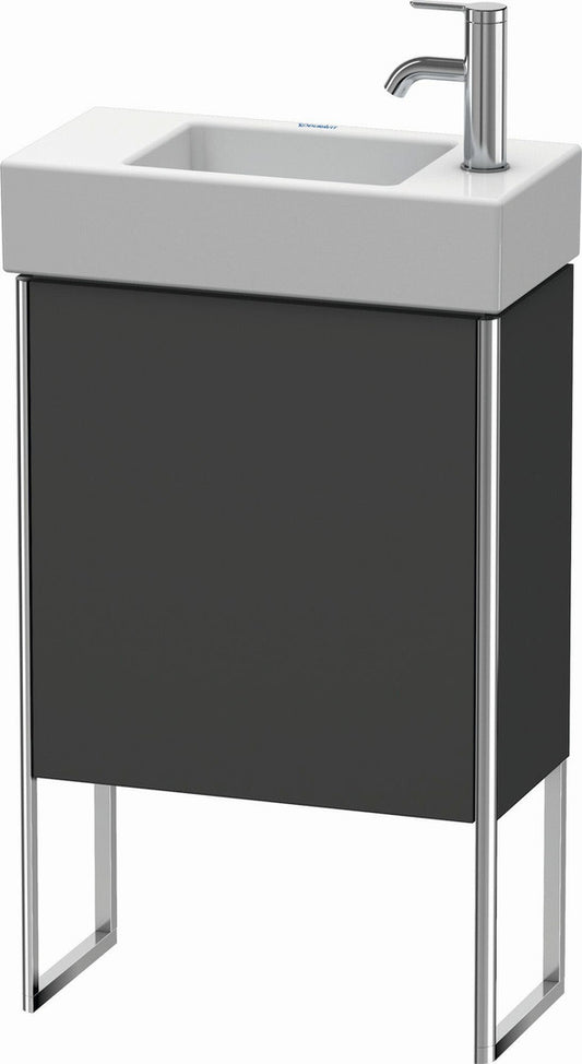 Duravit XSquare 19" Graphite One Door Floorstanding Vanity Unit (XS4471R4949)
