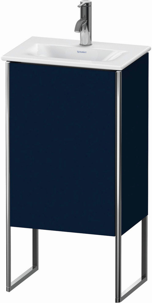 Duravit XSquare 17" Midnight Blue One Door Floorstanding Vanity Unit (XS4520L9898)