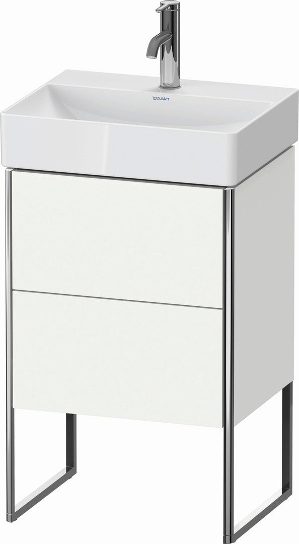Duravit XSquare 19" White Matt Two Drawer Floorstanding Vanity Unit (XS443801818)