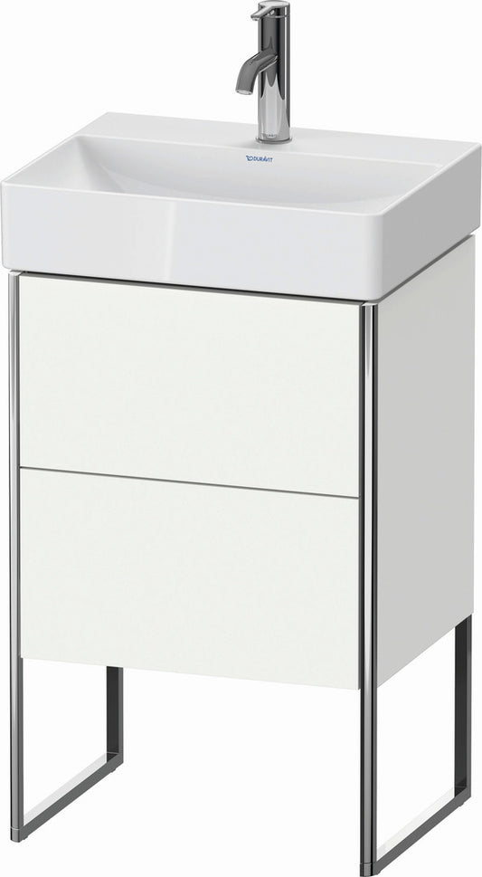 Duravit XSquare 19" White Matt Two Drawer Floorstanding Vanity Unit (XS443801818)