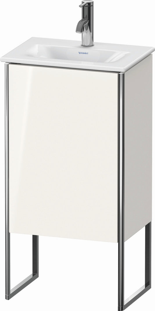 Duravit XSquare 17" White High Gloss One Door Floorstanding Vanity Unit (XS4520R8585)