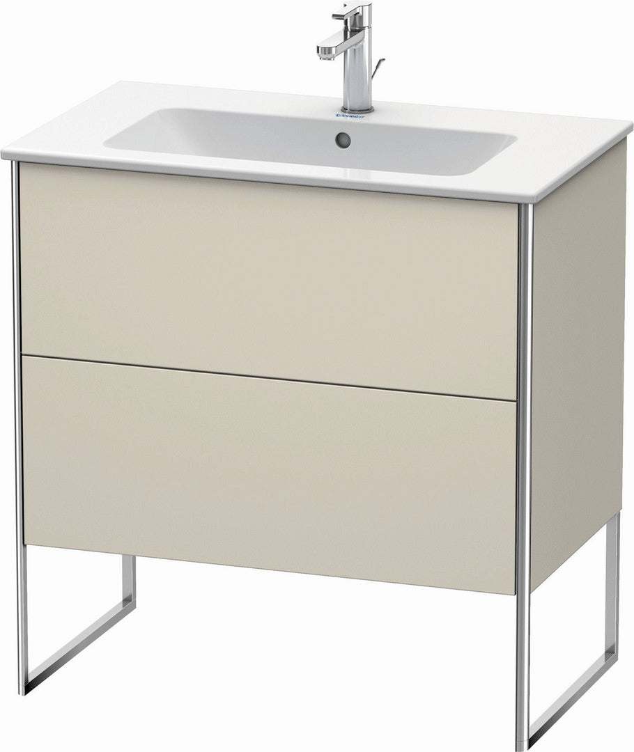 Duravit XSquare 32" Taupe Two Drawer Floorstanding Vanity Unit (XS444609191)
