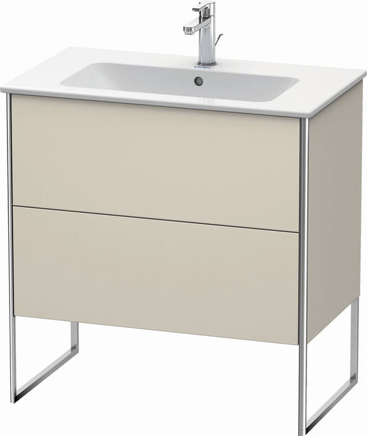 Duravit XSquare 32" Taupe Two Drawer Floorstanding Vanity Unit (XS444609191)