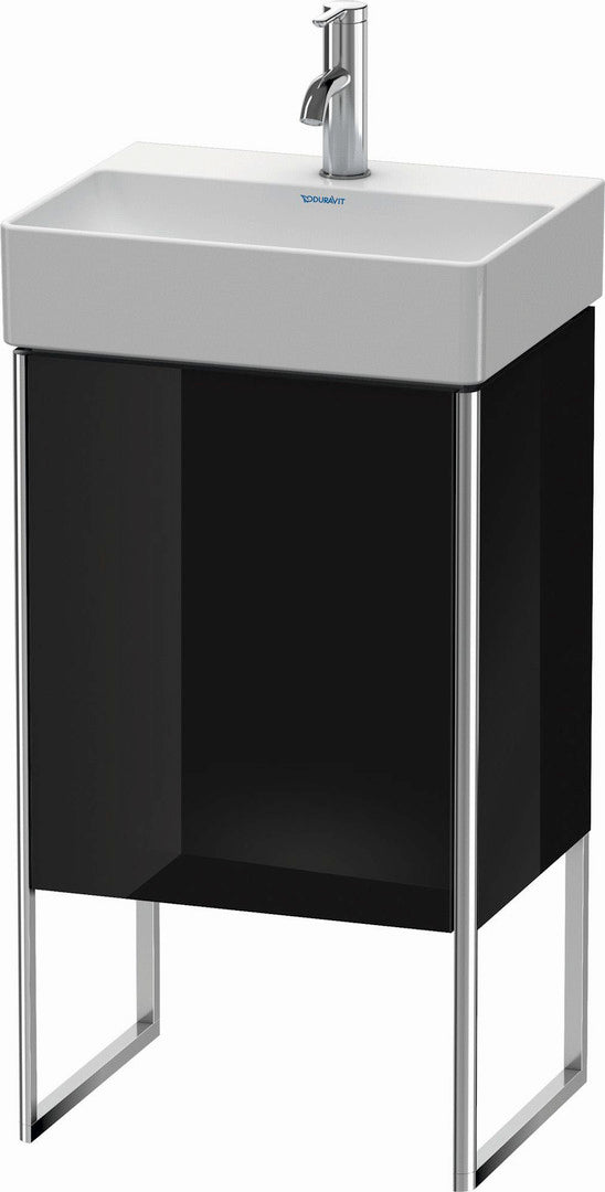Duravit XSquare 17" Black One Door Floorstanding Vanity Unit (XS4441R4040)