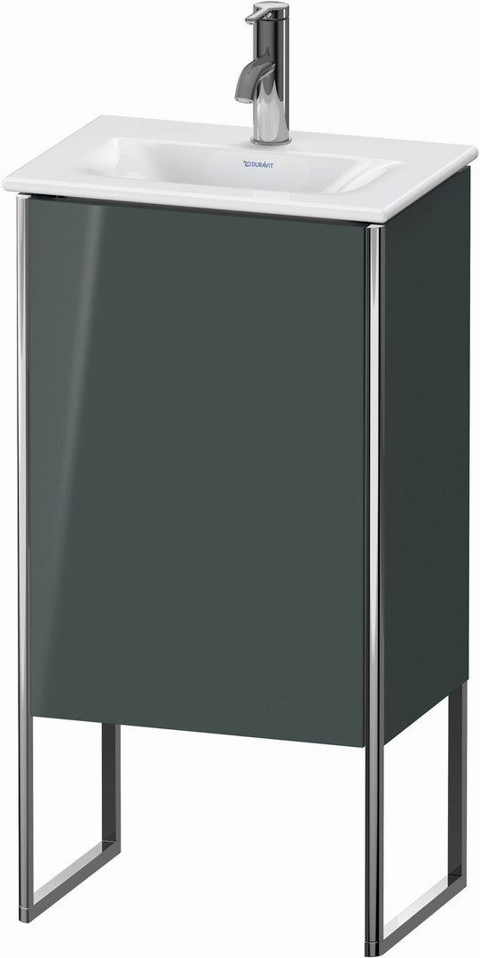 Duravit XSquare 17" Dolomite Gray One Door Floorstanding Vanity Unit (XS4520L3838)