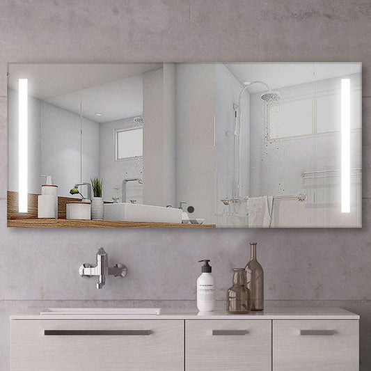 Vanity Art 60" W x 28" H LED Lighted Bathroom Vanity Wall Mirror With Touch Sensor Switch