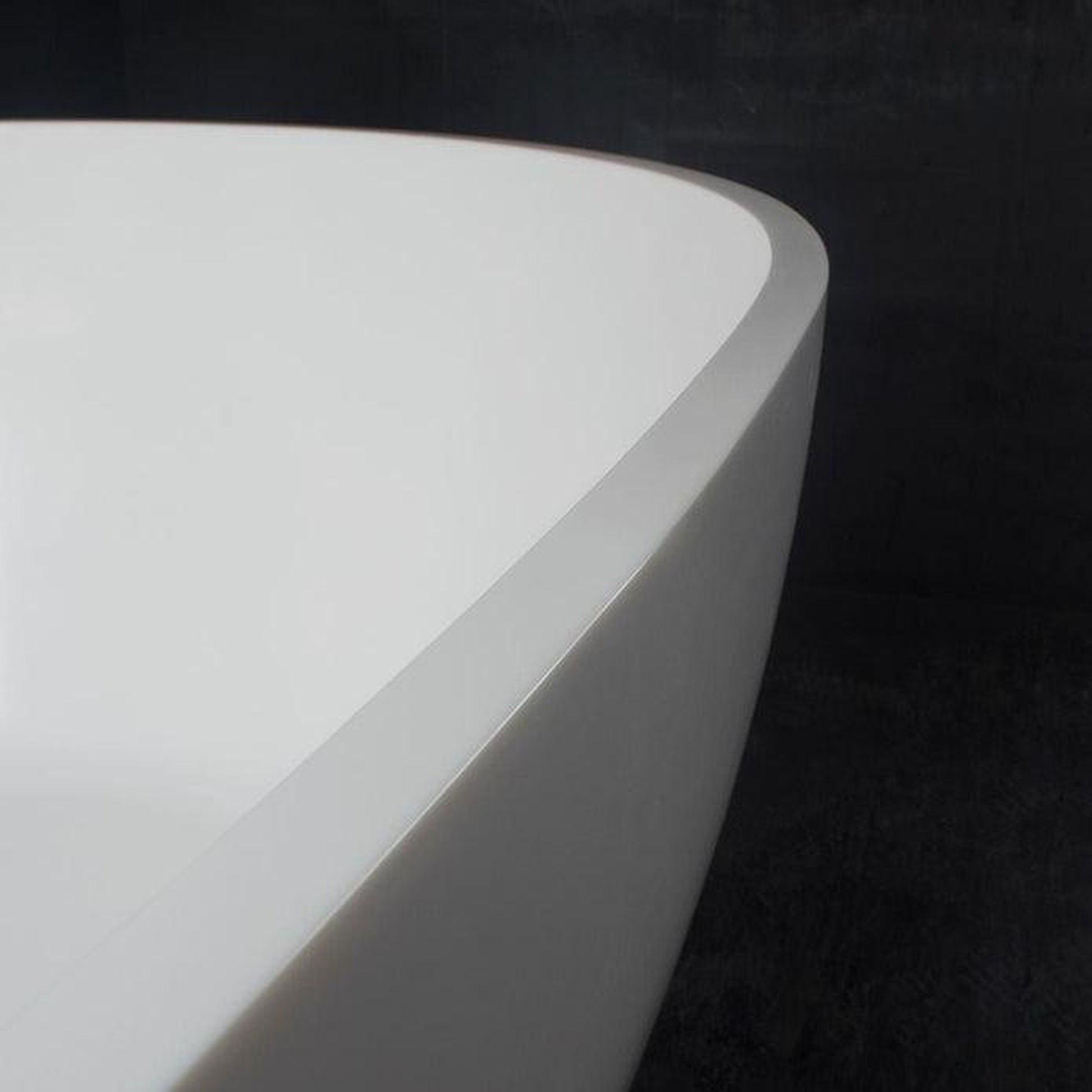 Vanity Art 67" Matte White Contemporary Design Soaking Tub With Overflow and Pop-up Drain