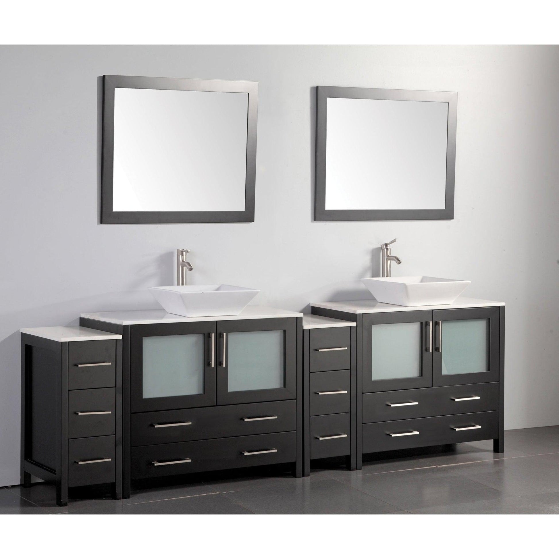 Vanity Art Ravenna 96 Double Espresso Freestanding Vanity Set With Wh – US  Bath Store