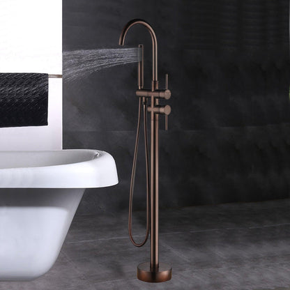 Vanity Art VA2012 47" Oil Rubbed Bronze Freestanding Waterfall Bathtub Faucet