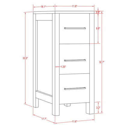 Vanity Art VA30 30" Single Gray Freestanding Modern Bathroom Vanity Set With Integrated Ceramic Sink, Compact 1 Shelf, 2 Dovetail Drawers Cabinet And Mirror