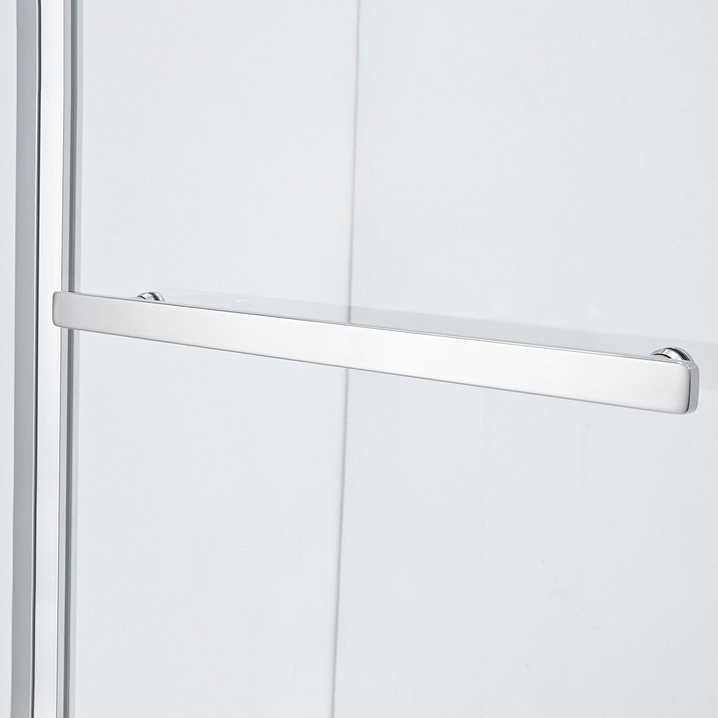 Vinnova Canteras 39" x 55" Hinged Frameless Tub Door in Polished Chrome Finish