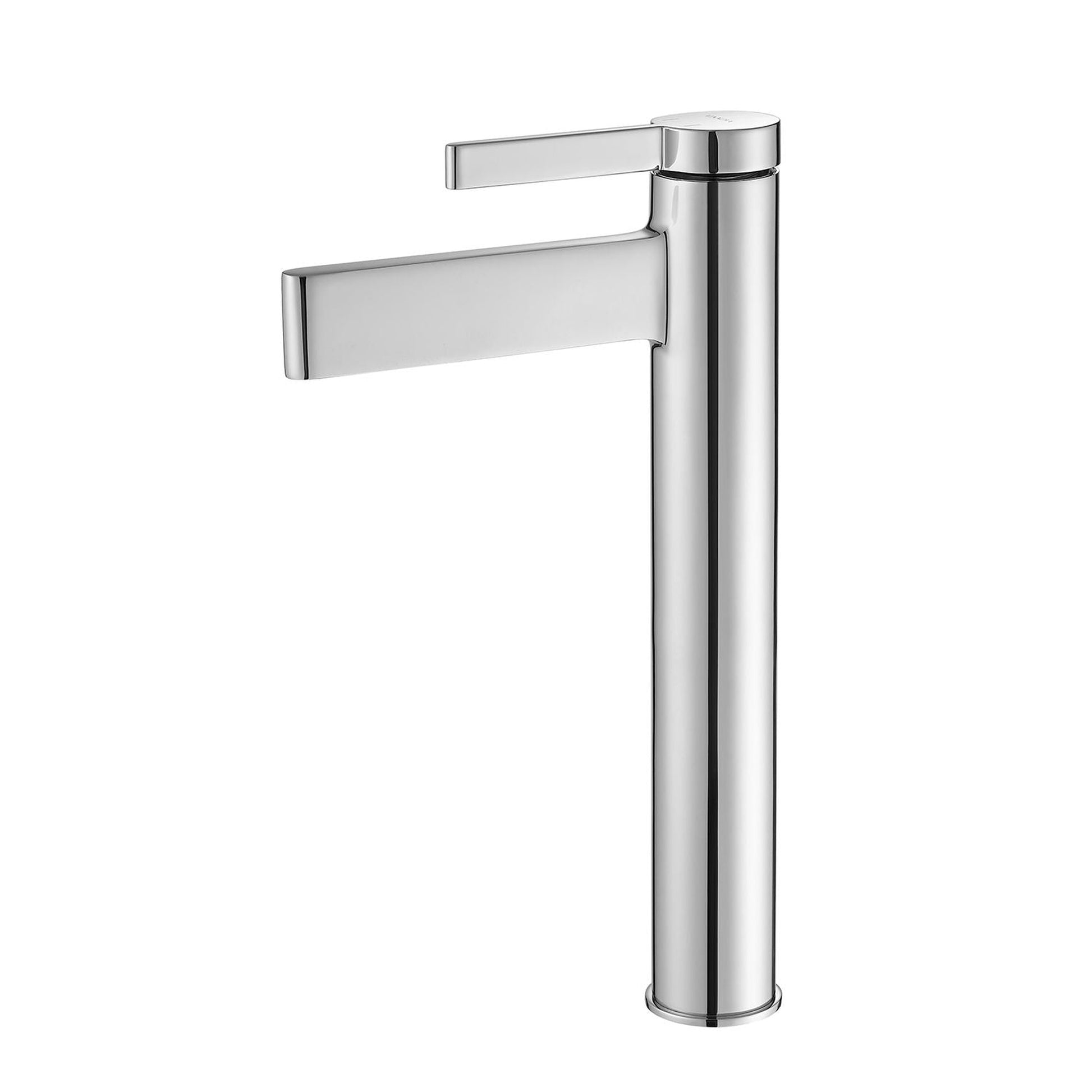 Vinnova Oviedo 12" Single High-Handle Hole Lever Vessel Polished Chrome Bathroom Faucet