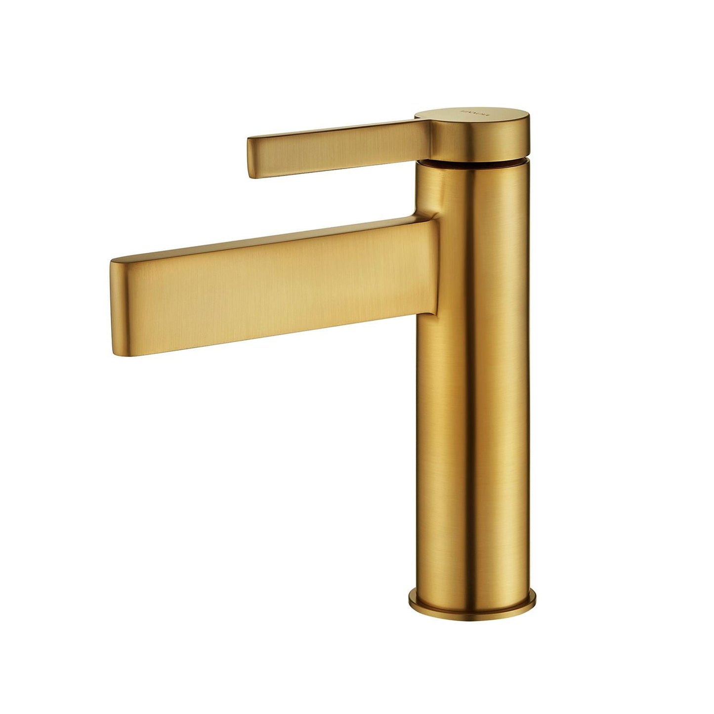 Vinnova Oviedo 8" Single Low-Handle Hole Lever Vessel Brushed Gold Bathroom Faucet