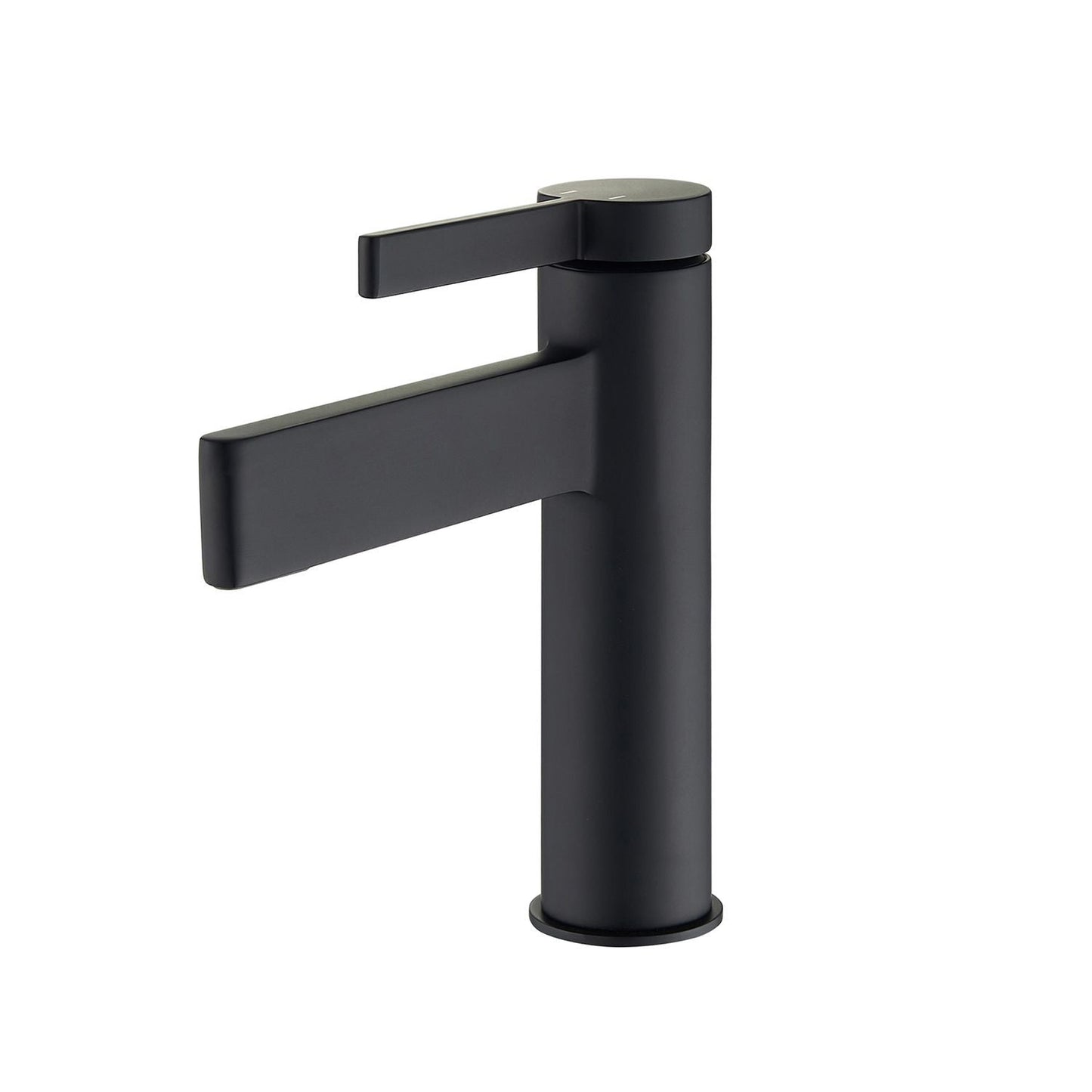 Vinnova Oviedo 8" Single Low-Handle Hole Lever Vessel Matte Black Bathroom Faucet