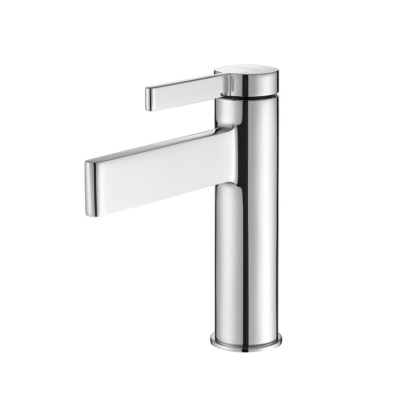 Vinnova Oviedo 8" Single Low-Handle Hole Lever Vessel Polished Chrome Bathroom Faucet