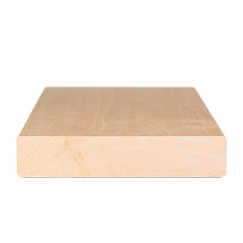 PROSAUNAS Alder 2" x 6" x 10' Natural Alder Wood Smooth 4 Sides, Eased Edges, Square-Edge Hidden Profile Sauna Bench Material