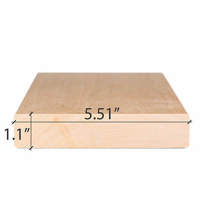 PROSAUNAS Alder 2" x 6" x 10' Natural Alder Wood Smooth 4 Sides, Eased Edges, Square-Edge Hidden Profile Sauna Bench Material