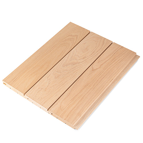 PROSAUNAS Alder 1" x 4" x 3' Natural Alder Wood Tongue & Groove Sauna Wall Paneling