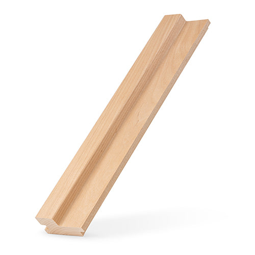PROSAUNAS Alder Grace 2" x 3" x 8' Natural Alder Wood Tongue & Groove, Large Gap Sauna Wall Paneling