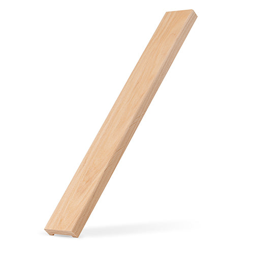 PROSAUNAS Alder 1" x 2" x 1' Natural Alder Wood UK Profile Door Trim Casing