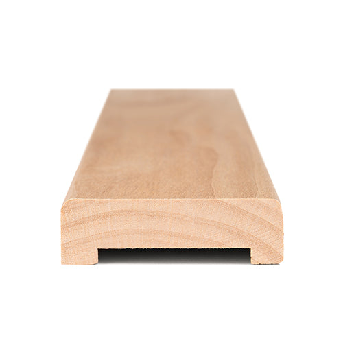 PROSAUNAS Alder 1" x 2" x 1' Natural Alder Wood UK Profile Door Trim Casing