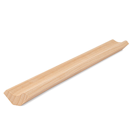 PROSAUNAS Alder 1" x 2" x 8' Natural Alder Wood SI Profile Inside Corner Trim Angle Moulding