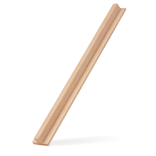 PROSAUNAS Alder 1" x 2" x 8' Natural Alder Wood T- Moulding Trim Moulding