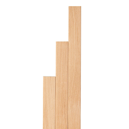 PROSAUNAS Alder 2" x 2" (28mm x 28mm) 9' Natural Alder Wood Smooth 4 Sides, Eased Edges, Square-Edge Hidden Profile Trim Moulding