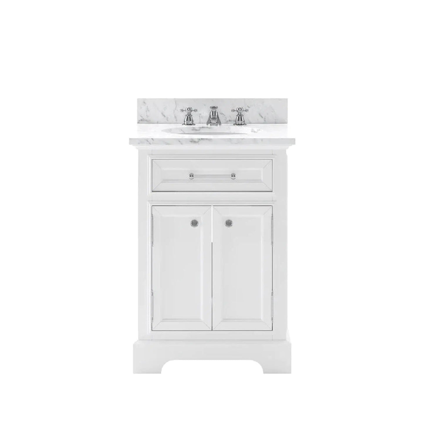 Water Creation 24 Inch Cashmere Grey Single Sink Bathroom Vanity From The Derby Collection