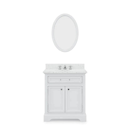 Water Creation 30 Inch Cashmere Grey Single Sink Bathroom Vanity From The Derby Collection