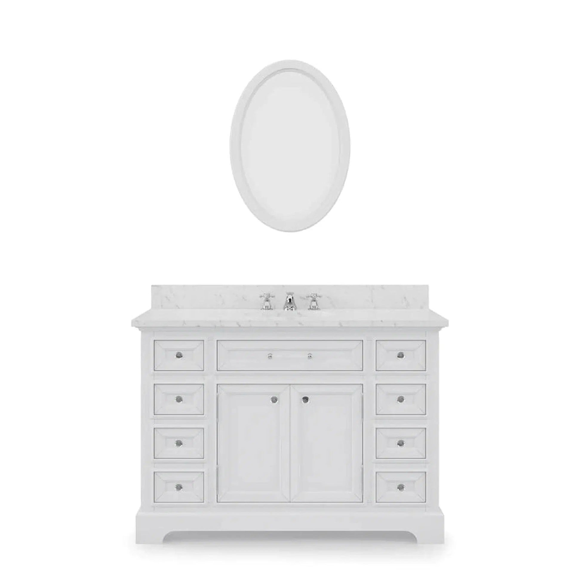 Water Creation 48 Inch Cashmere Grey Single Sink Bathroom Vanity From The Derby Collection