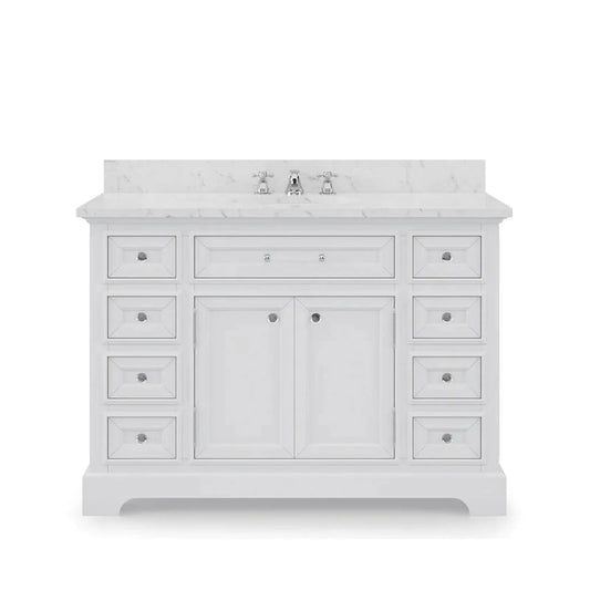 Water Creation 48 Inch Cashmere Grey Single Sink Bathroom Vanity From The Derby Collection