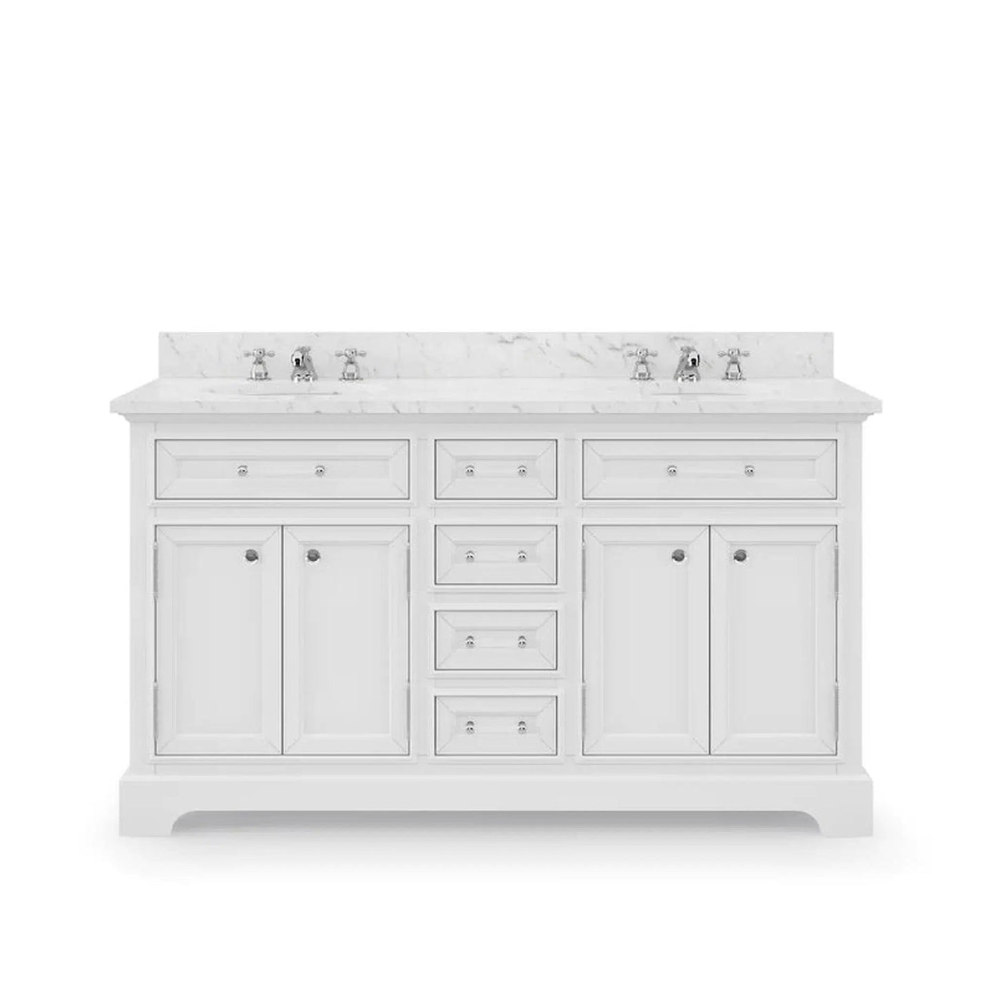 Water Creation 60 Inch Cashmere Grey Double Sink Bathroom Vanity From The Derby Collection